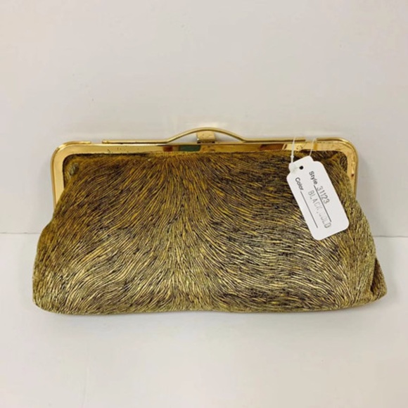 NWT Golden Women Fashion Clutch Bag - Picture 2 of 4